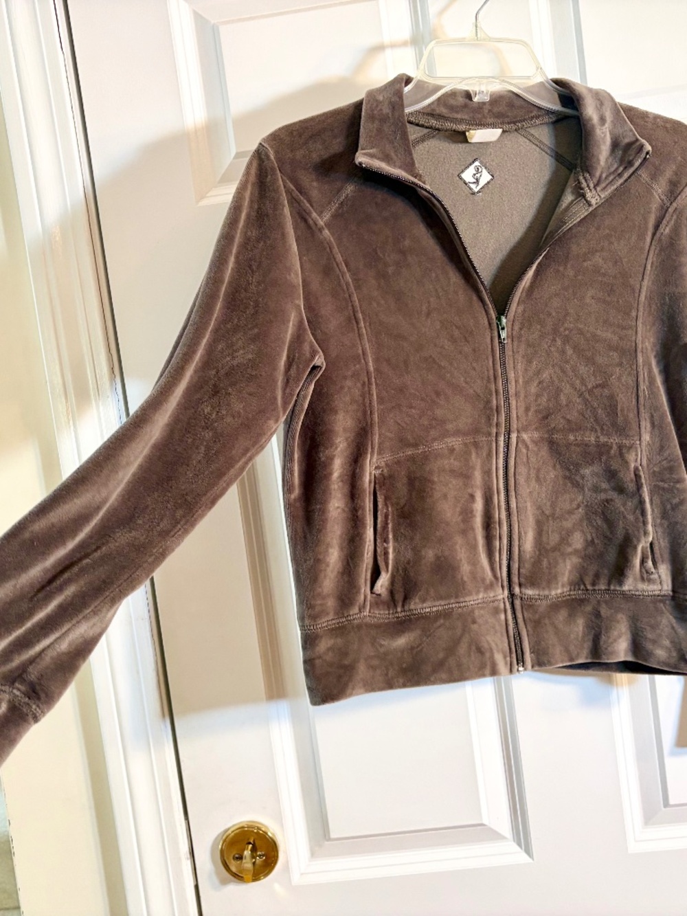 Stonewear Designs Velour Zip Up Top